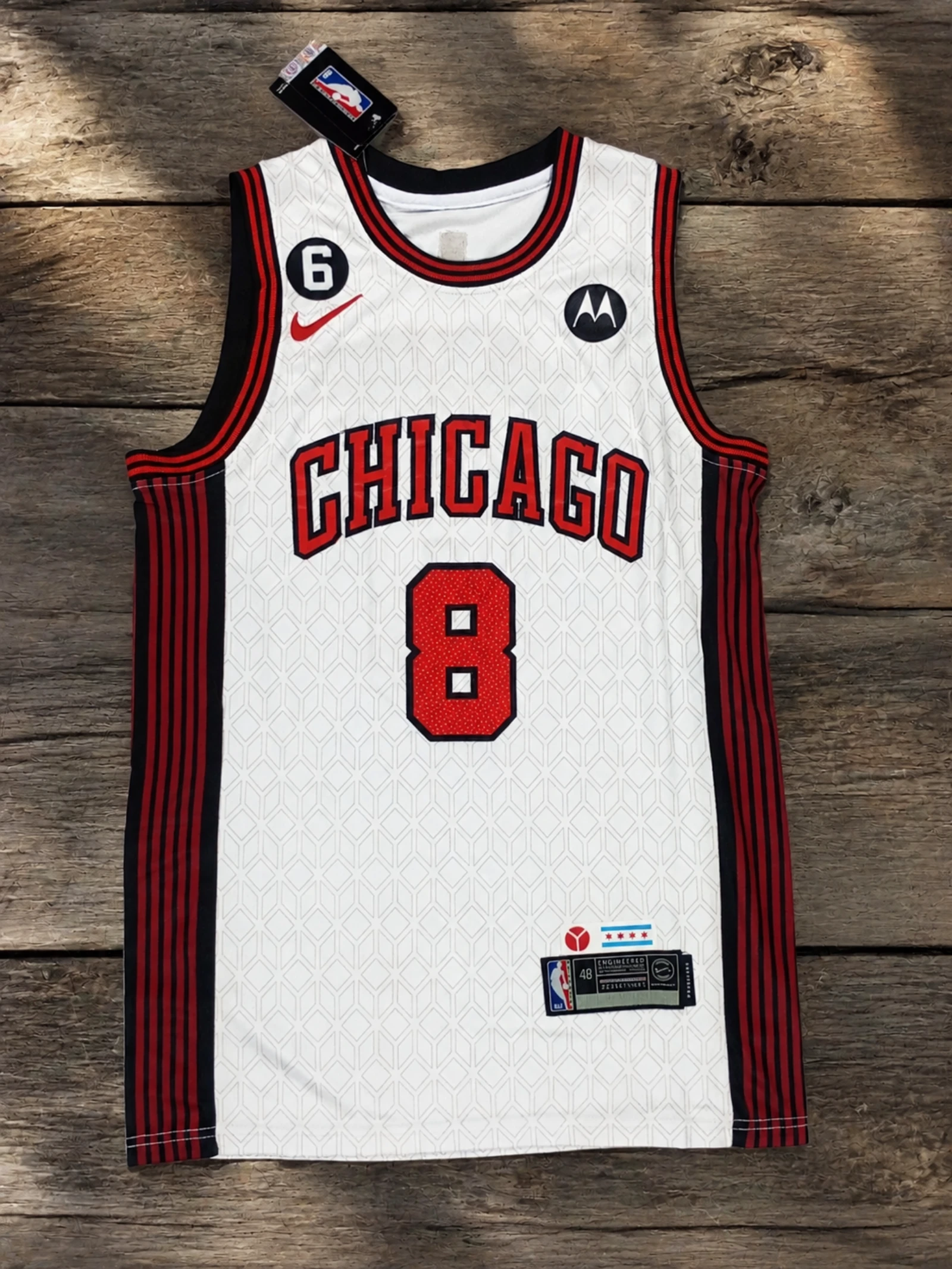 Camiseta Lavine #8 Lavine Basketball Jersey Size M Nike NBA